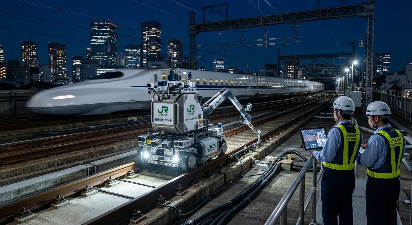 Perusahaan Kereta di Jepang Mulai Gunakan Robot untuk Inspeksi Jarak Jauh