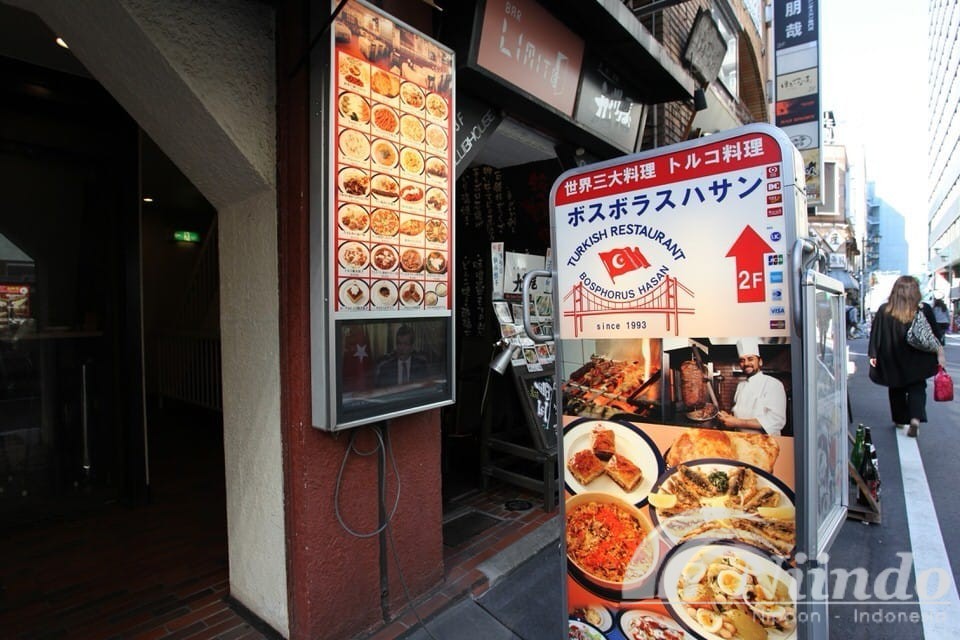 Salah Satu Retoran Halal di Tokyo