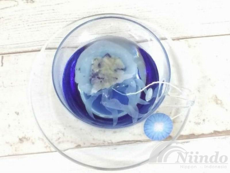 teh celup bentuk ubur-ubur Jepang