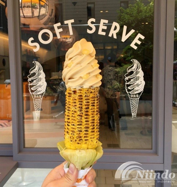 Ice cream jagung Jepang