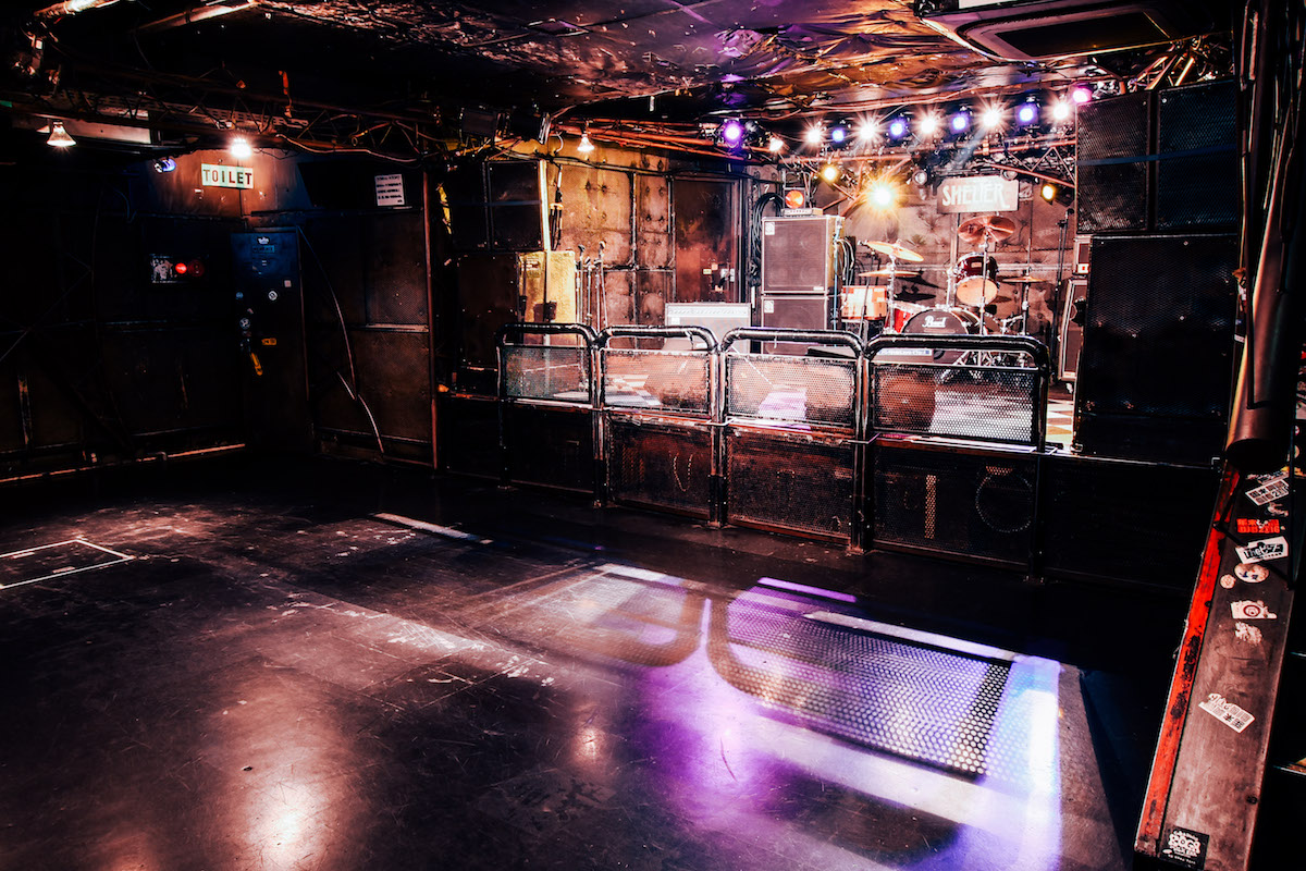 band di Live House in shimokitazawa