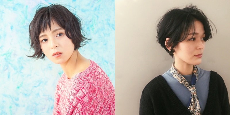 Gaya Rambut Hitam Pendek